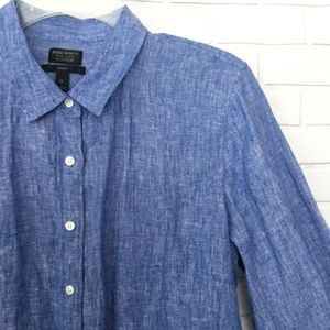 J. Crew blue button up